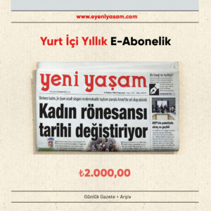 Yurt İçi Yıllık E-Abonelik