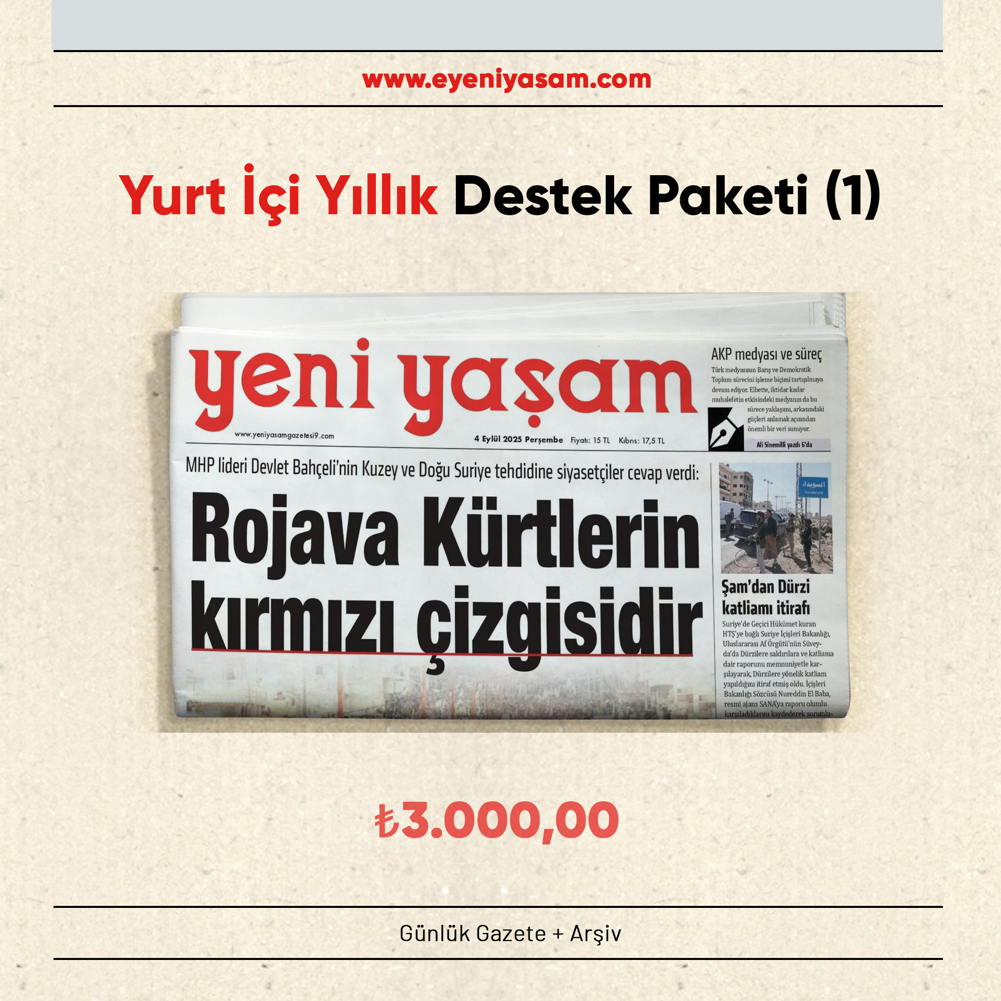 yurt içi yıllık 1